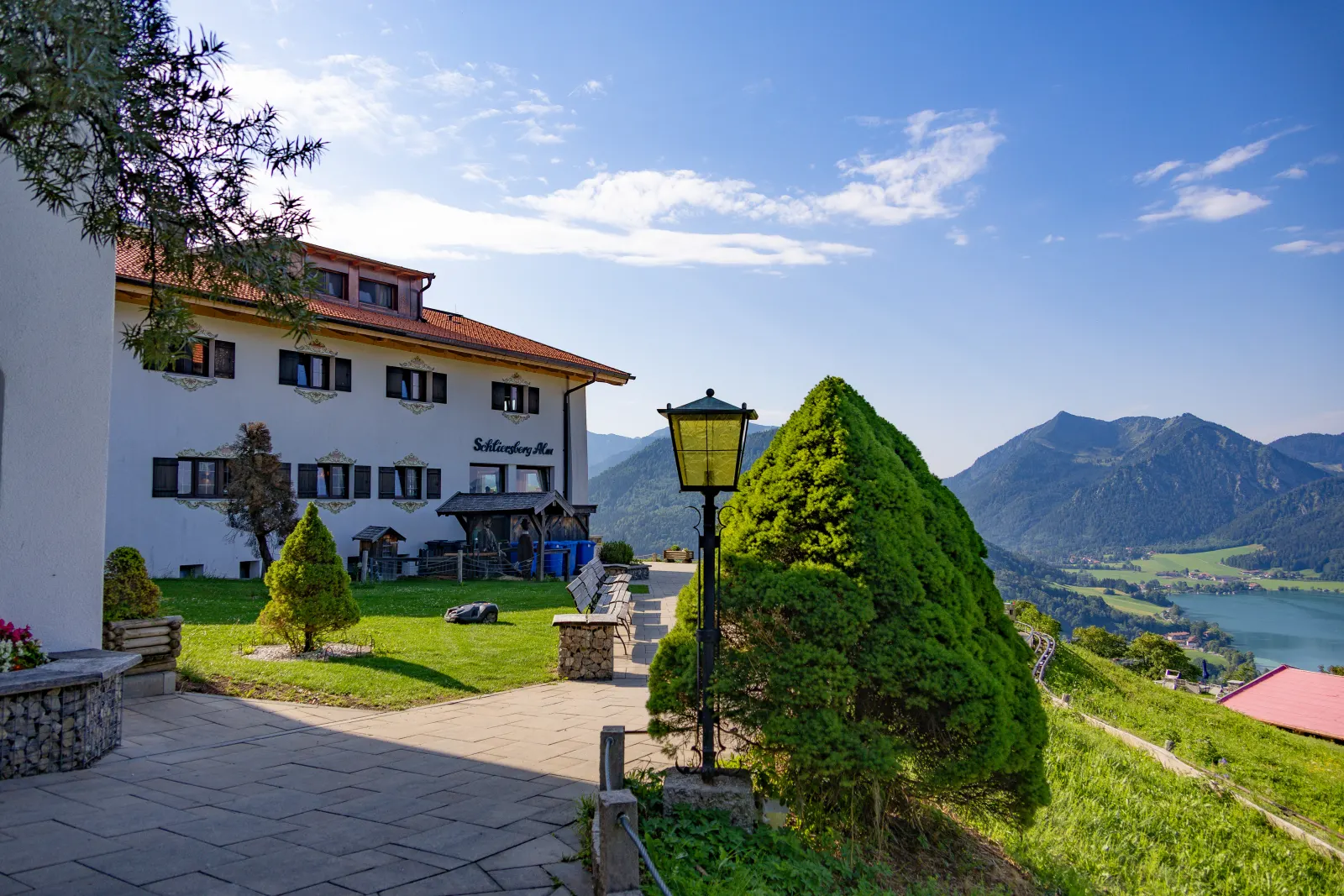 Oben an der Bergstation