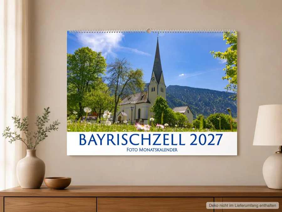 Der Monatskalender 2027, A3 quer.