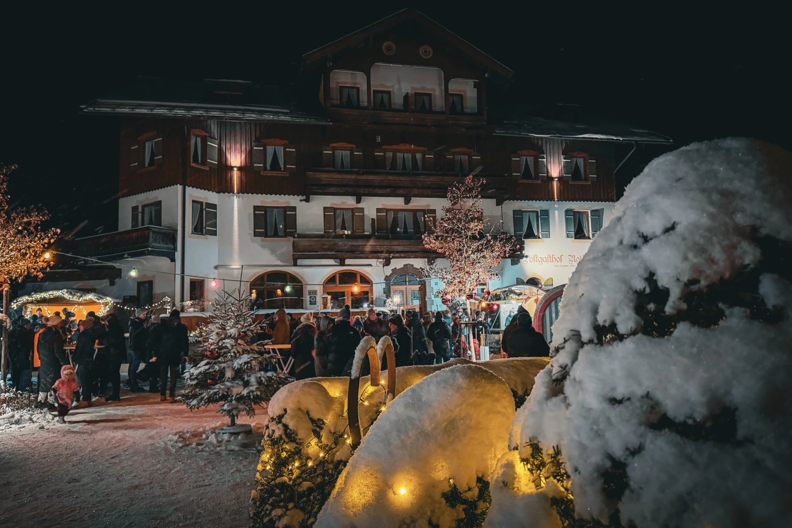 Die Rote Wand im Advent