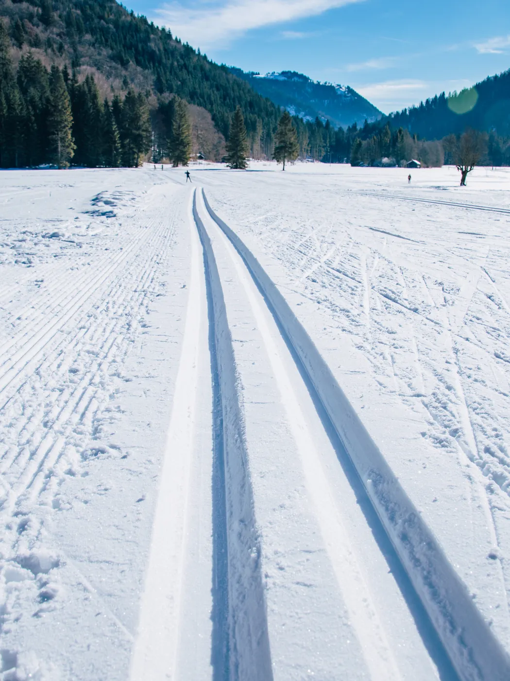 Doppelspur ins Tal