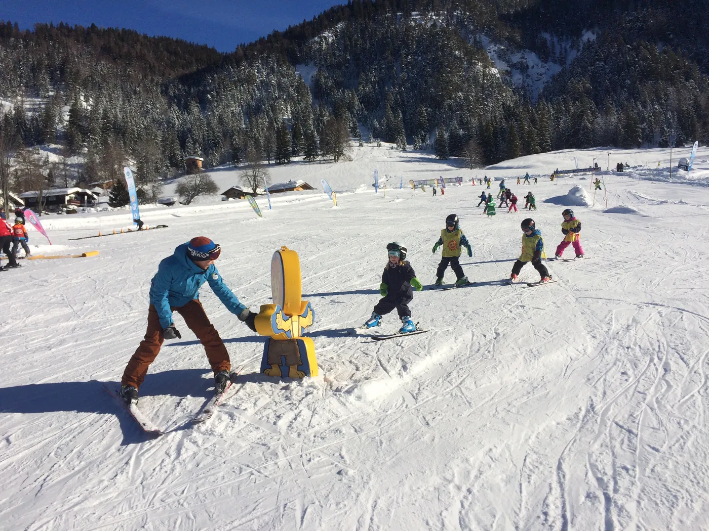 Practising on the course