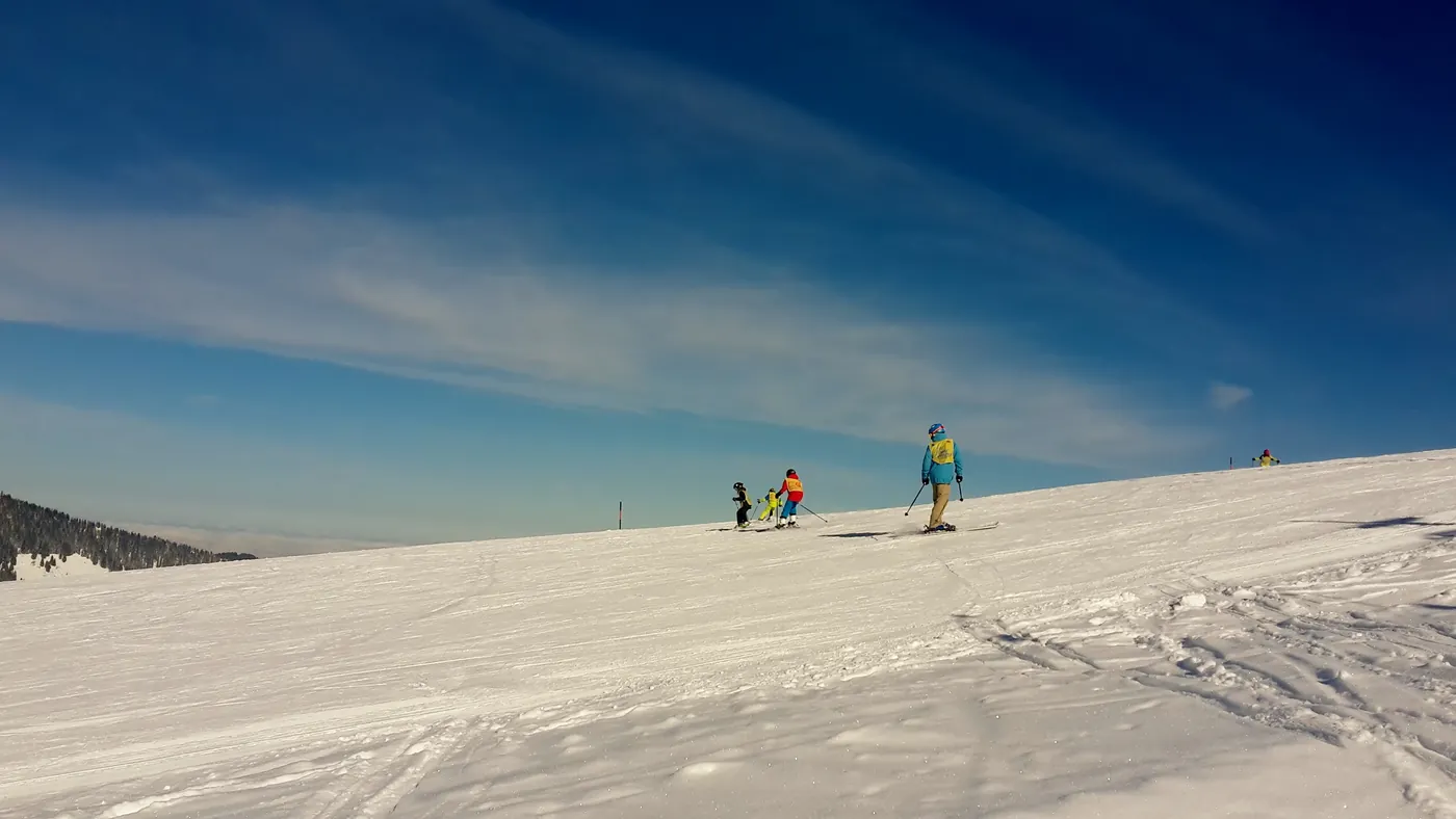 Out on the slopes