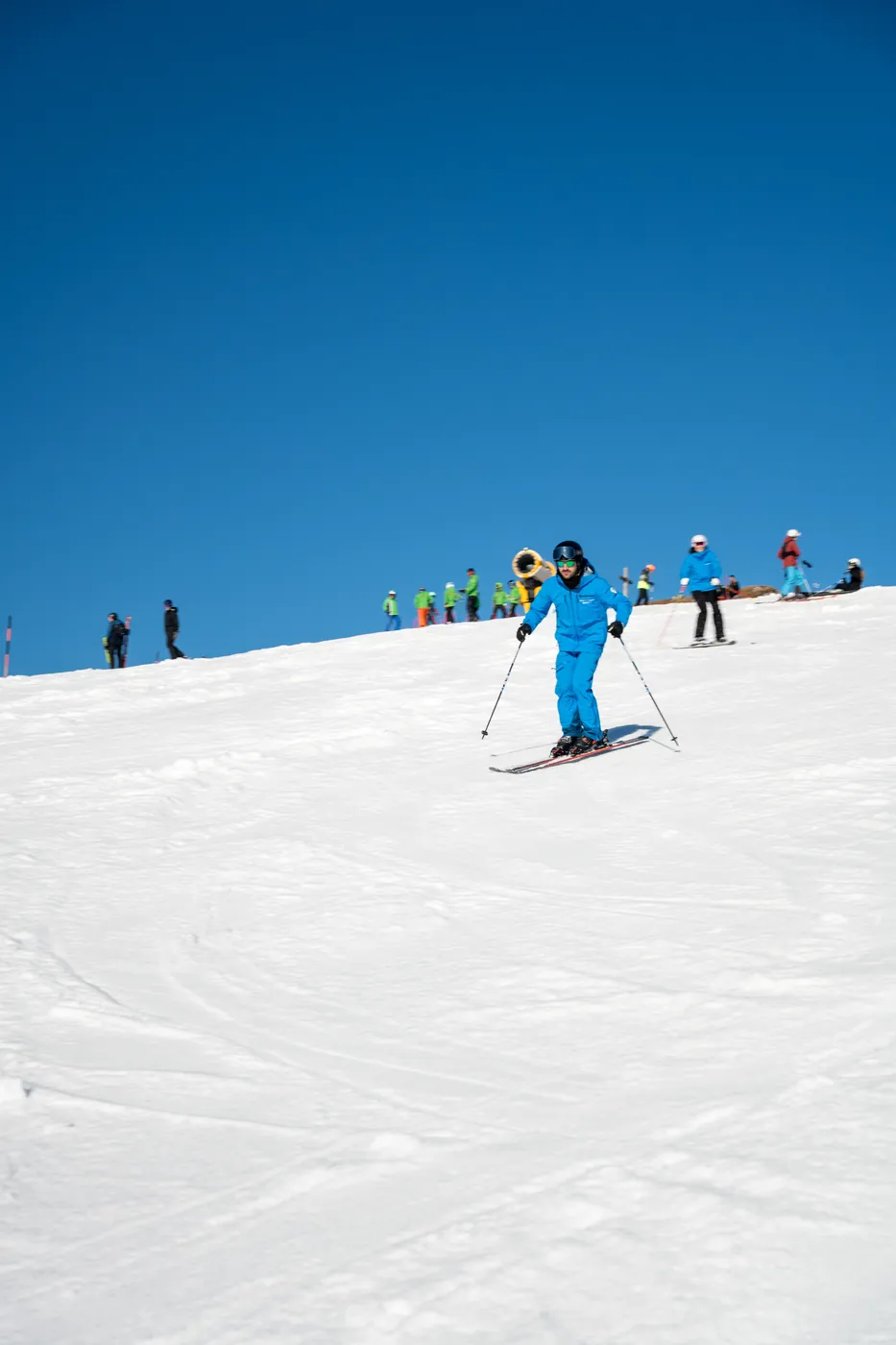On the slope