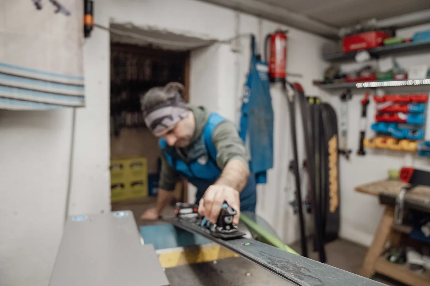 In the workshop