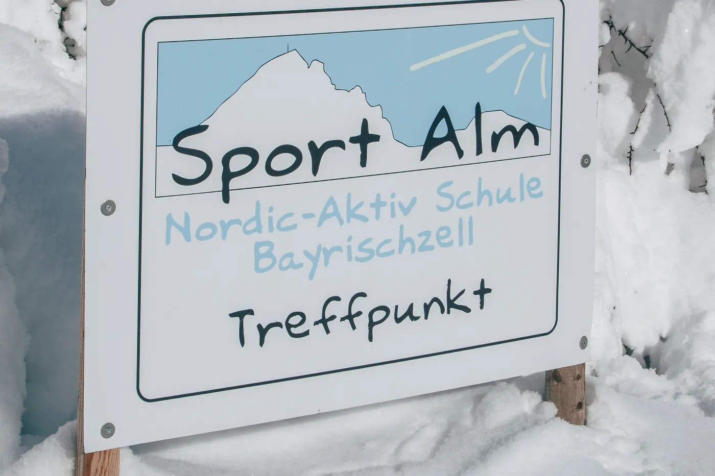 Meeting point of the cross-country school