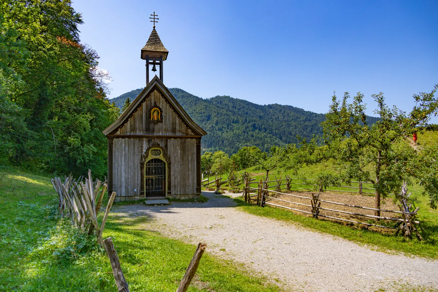 The Holy Cross Chapel, painted by Markus Wasmeier's father
