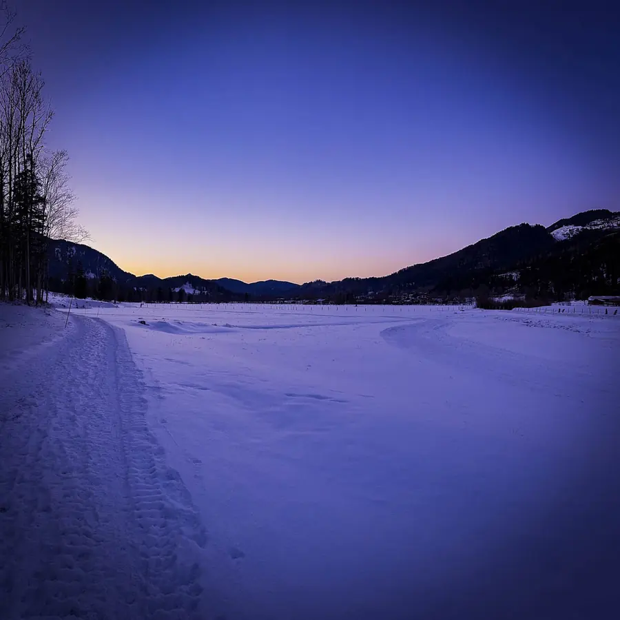 Loipen im Leitzachtal, Januar 2024