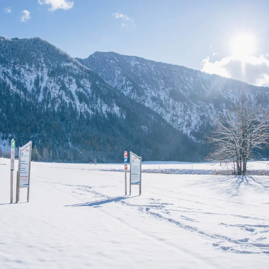 Loipen im Leitzachtal, November 2024