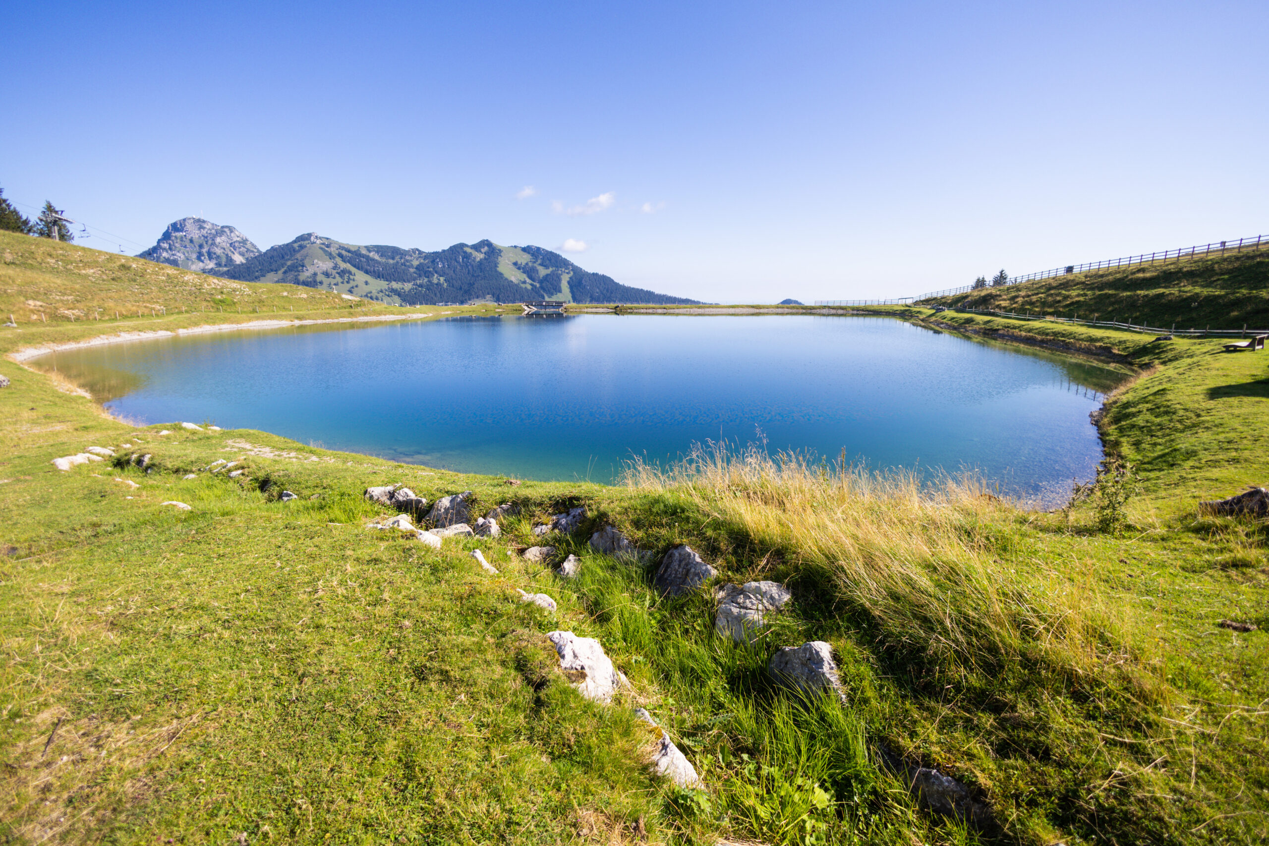 Sudelfeld im Sommer — Almlandschaft oberhalb von Bayrischzell