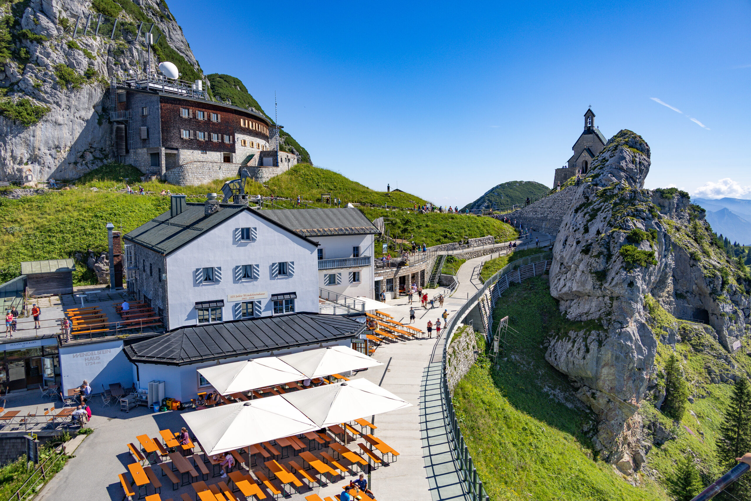 Der Wendelstein — Aussichtsberg oberhalb von Bayrischzell