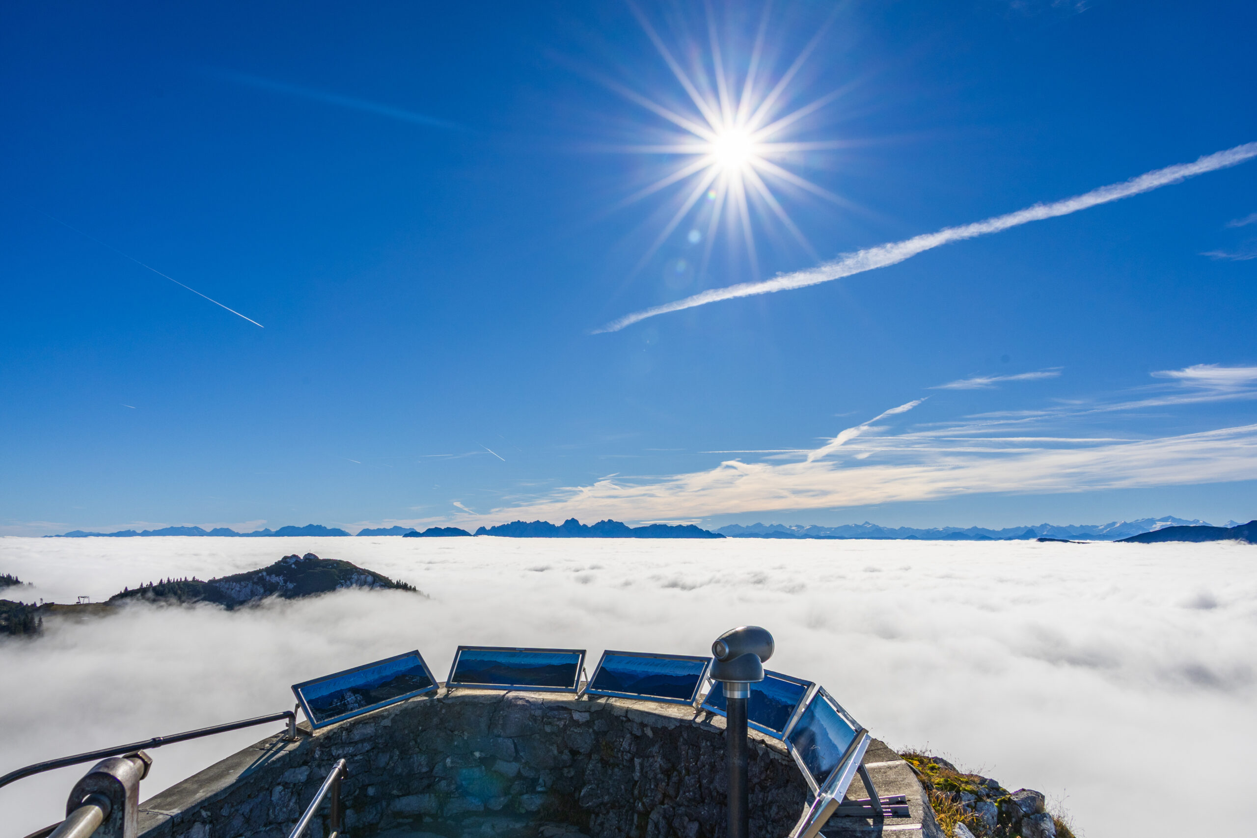 Inversionswetterlage am Wendelstein